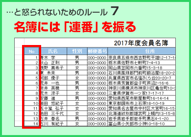 連番あり