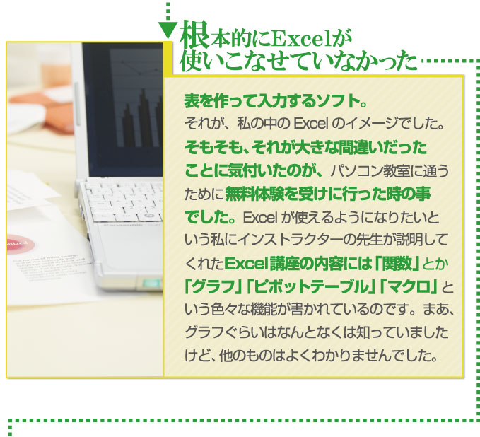 グラフにしただけで「資料がわかりやすい！」と褒められた！