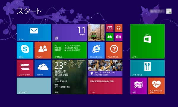 windows8.1 デスクトップ